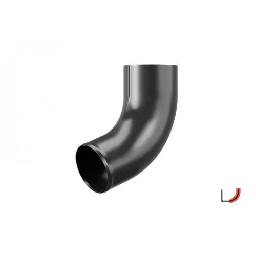 SIBA TECH apvalaus lietvamzdžio apatinė alkūnė 90mm