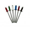 Plieninės kniedės (3,2×8mm) - 50 vnt.